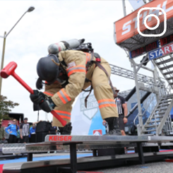 @firefighterchallenge showcasing the Force Machine