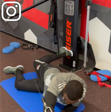 Patient on the Functional Trainer