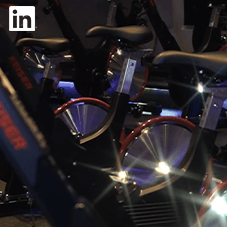 M3i bikes with a glare on the flywheel M3i bikes with a glare on the flywheel